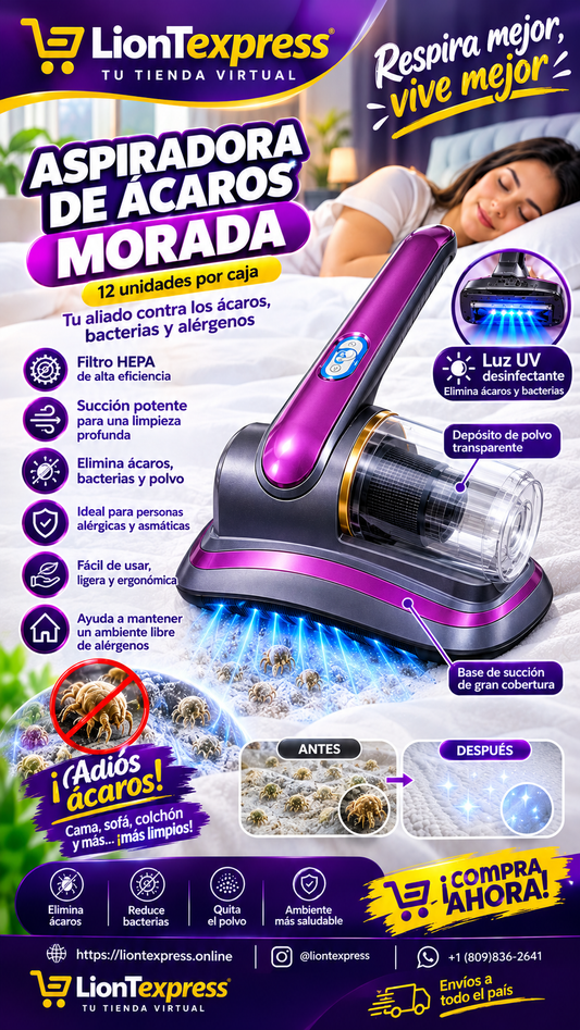 Aspiradodra Anti Acaros