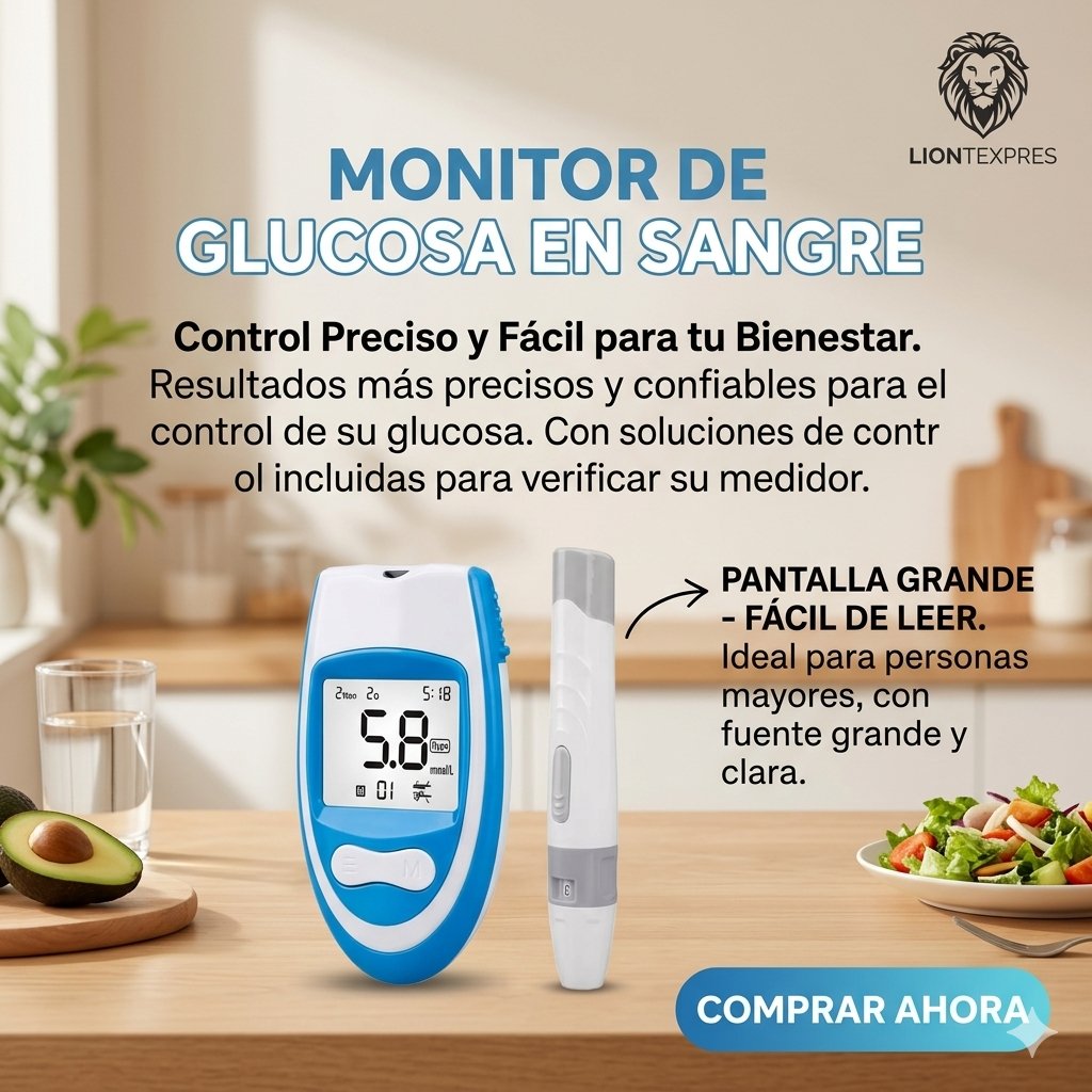MONITOR DE GLUCOSA EN SANGRE KIT
