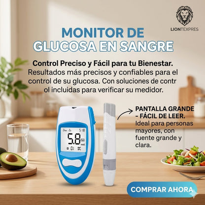 MONITOR DE GLUCOSA EN SANGRE KIT