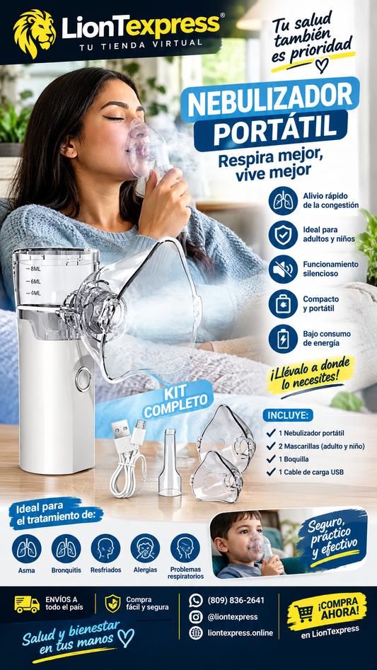 NEBULIZADOR PORTATIL