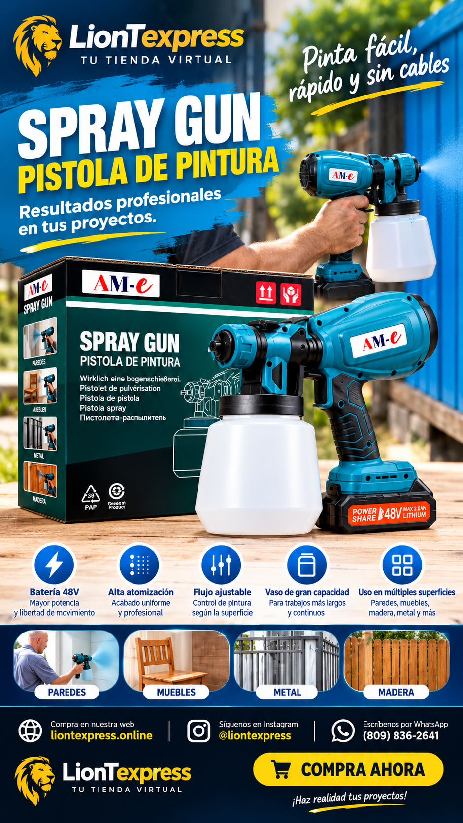 PISTOLA DE PINTURA